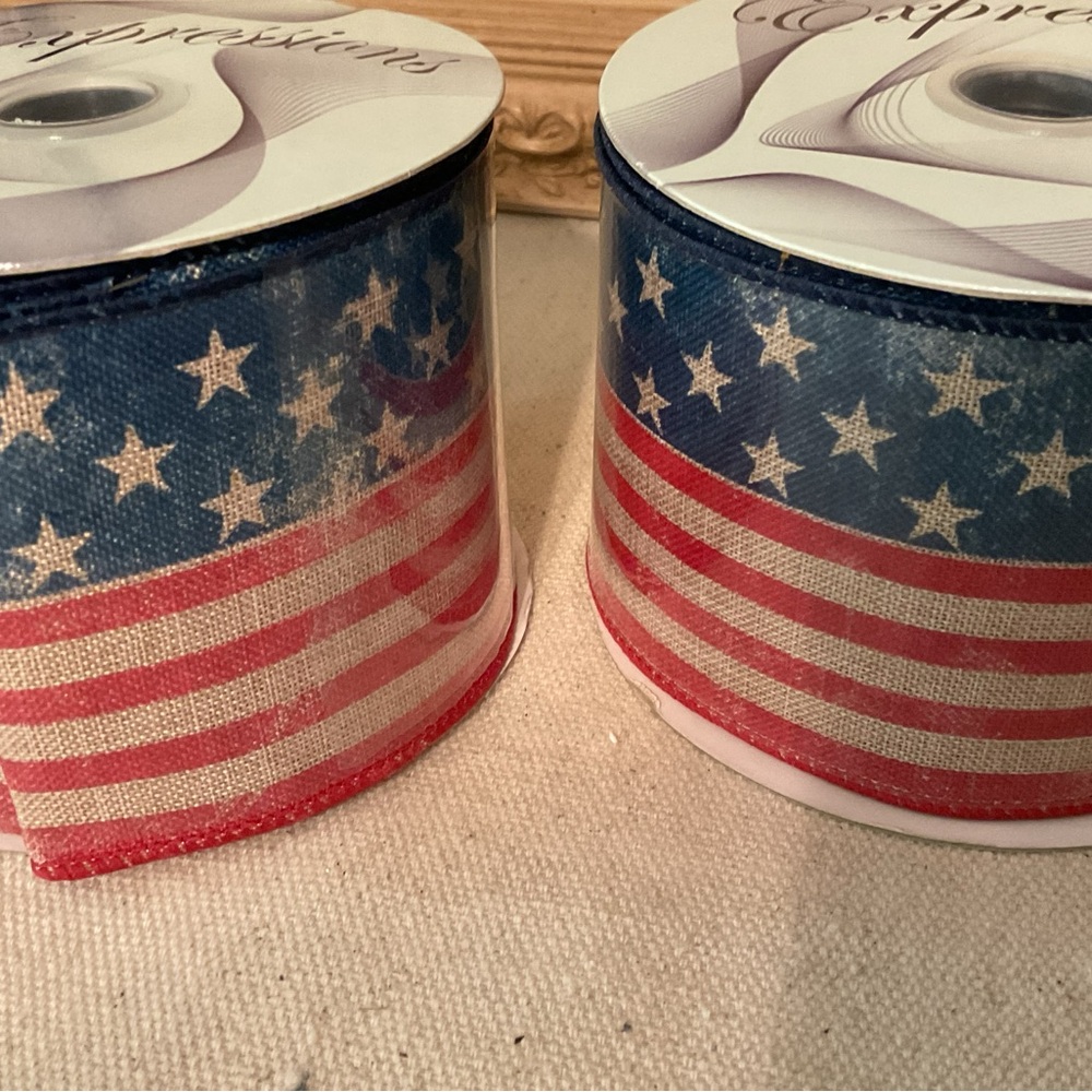 American Flag Ribbon Rolls - Picture 2 of 4